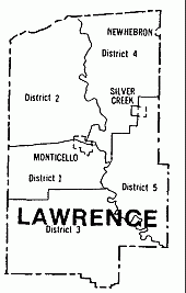 Districts in Lawrence County